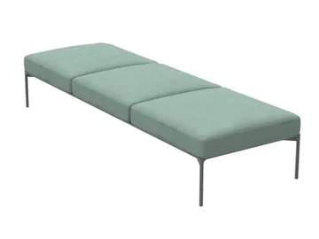BLOOM 1215 - Upholstered fabric bench by Et al. - view 2